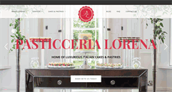Desktop Screenshot of pasticcerialorena.com